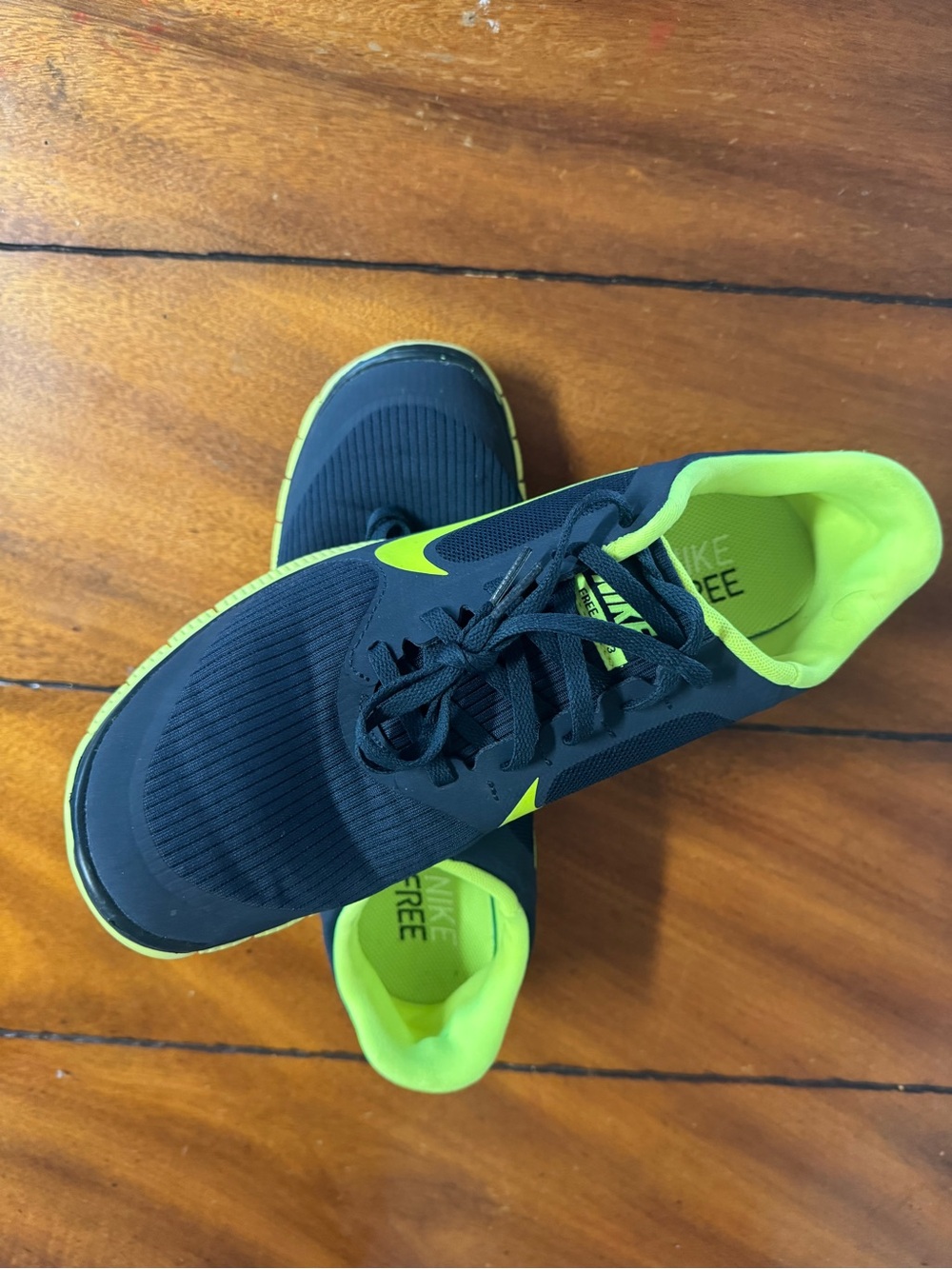 Nike Free 4.0 579958-407 Men’s 11 Navy Volt Running Shoes 2013